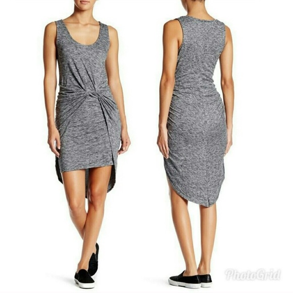 The Vanity Room Dresses & Skirts - NWT Vanity Room Asymmetrical Gray Stretchy Dress